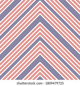 Orange Chevron diagonal striped seamless pattern background suitable for fashion textiles, graphics
