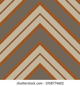 Orange Chevron diagonal striped seamless pattern background suitable for fashion textiles, graphics