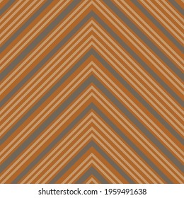 Orange Chevron diagonal striped seamless pattern background suitable for fashion textiles, graphics