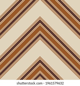 Orange Chevron diagonal rayado fondo de patrón sin costura adecuado para textiles de moda, gráficos