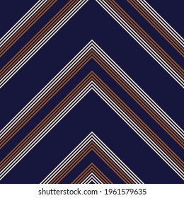 Orange Chevron diagonal rayado fondo de patrón sin costura adecuado para textiles de moda, gráficos