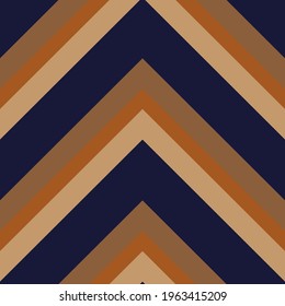 Orange Chevron diagonal rayado fondo de patrón sin costura adecuado para textiles de moda, gráficos