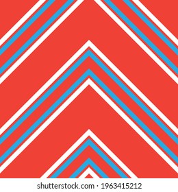 Orange Chevron diagonal striped seamless pattern background suitable for fashion textiles, graphics