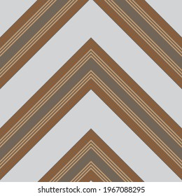 Orange Chevron diagonal striped seamless pattern background suitable for fashion textiles, graphics