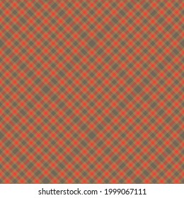 Orange Chevron Plaid Tartan textured seamless pattern design suitable for fashion textiles and graphics