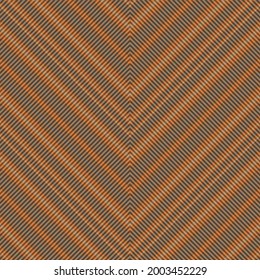 Orange Chevron Plaid Tartan textured seamless pattern design suitable for fashion textiles and graphics