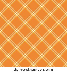 Orange Chevron Plaid Tartan textured seamless pattern design suitable for fashion textiles and graphics