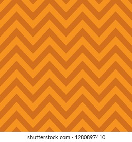 Orange chevron trendy seamless pattern background 