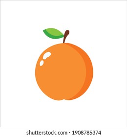 Orange chinese orange icon vector design.