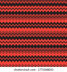 Orangefarbene Weihnachtsmesse auf einfarbigem Hintergrund für Modetextilien, Strickwaren und Grafiken