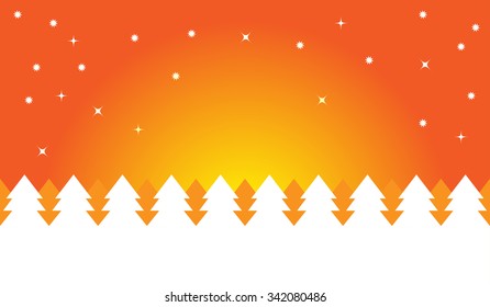 orange Christmas night 