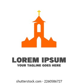 Orange Church Logo. Orange Church Logo template
