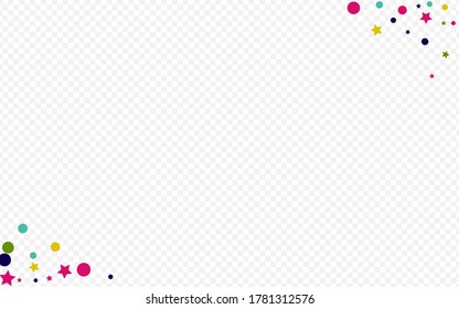 Orange Circle Fun Transparent Background. Top Dot Pattern. Transparent Dust Design. Rainbow Splash Decoration Illustration.