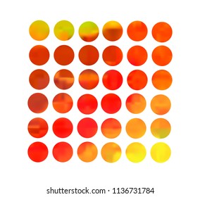 Orange circle gradient set with modern abstract backgrounds. Grey fluid covers for calendar, brochure, invitation, cards. Trendy soft color. Template with round gradient set for screens and mobile app