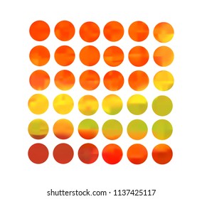 Orange circle gradient set with modern abstract backgrounds. Grey fluid covers for calendar, brochure, invitation, cards. Trendy soft color. Template with round gradient set for screens and mobile app