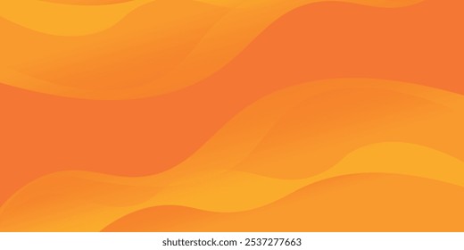 Orange circle shape abstract background dynamic line vector design, eps10.