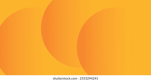 Vector de diseño de líneas dinámicas de fondo abstracto de forma circular naranja, moderno.