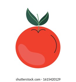 orange citrus fruit isolated icon vector illustration design