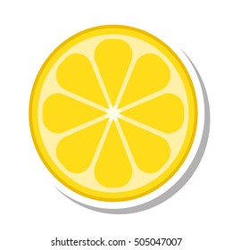orange citrus fruit isolated icon vector illustration design