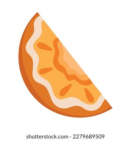 orange citrus fruit portion icon