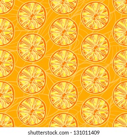 Orange citrus seamless endless background texture