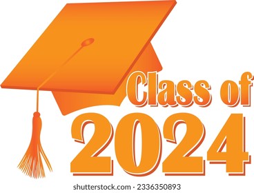 Clase naranja de 2024 Tapón de graduación