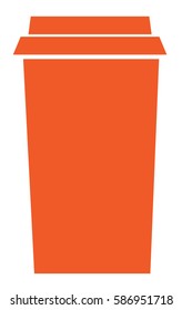 Orange Coffee Cup