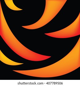 orange color abstract and background