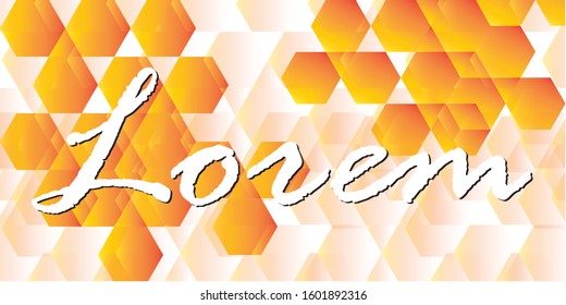 Orange color abstract background vector illustration. 