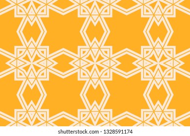 Orange color. abstract seamless geometric pattern. for wallpapers, web page background, surface textures, Image for advertising booklets, banners. Vector illustration