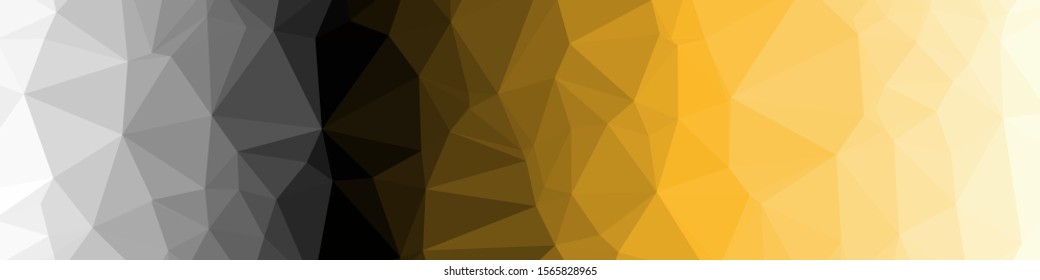 Orange Color Abstract trianglify Generative Art background illustration