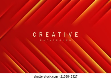 Orange color background abstract art vector