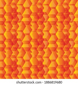 Orange color background. Geometric shape background. Vector design picture. Seamless pattern background.