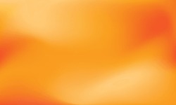 Orange Color Blurred Gradient Background Illustration - Vector
