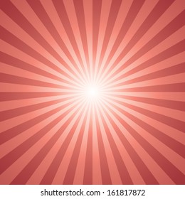 orange color burst background. Vector illustration