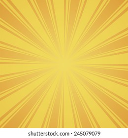 orange color burst background. Vector illustration
