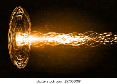 orange color Light Abstract Technology background for computer graphic website internet and business. 