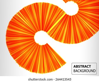 orange color Light Abstract Technology background for computer graphic website internet and business. text box. banner. card. label. Brochure. white  background. 