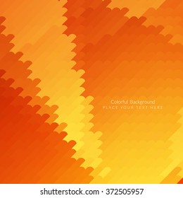Orange color modern background design