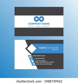 Orange color Modern Business card