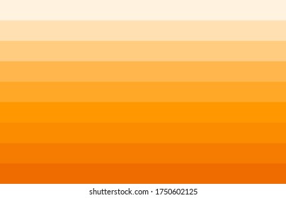 El color naranja paleta el fondo de la armonía. Vector para plantilla de impresión, papel de pared, cubierta, tarjeta, cartel, pancarta, elemento de diseño. Ilustración Eps 10
