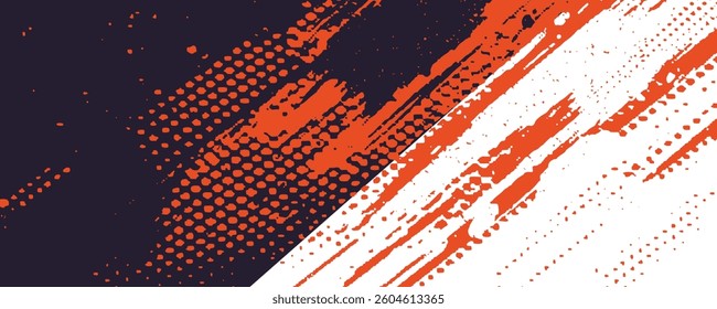 orange color pattern gradient grunge texture background. vector eps 10