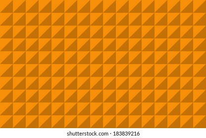 orange color of square polygon seamless pattern background (vector)