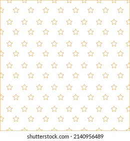 patrones de estrella de color naranja sobre fondo blanco, vector