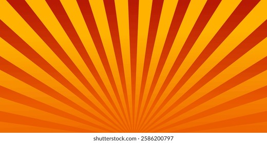 Orange color sunlight abstract pattern background. Summer illustration for promotion banner, poster, greeting card.
