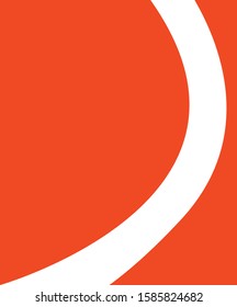 Orange color vector graphic book cover Design.
