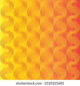 orange colored design pattern, curve gradient lines template, yellow graphic resource