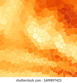 orange colored pebbles. colorful background. Vector graphics