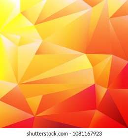 Orange Colourful Origami Background Vector Illustration, Vector Illustration

