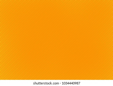 Orange comic pop-art halftone background vector